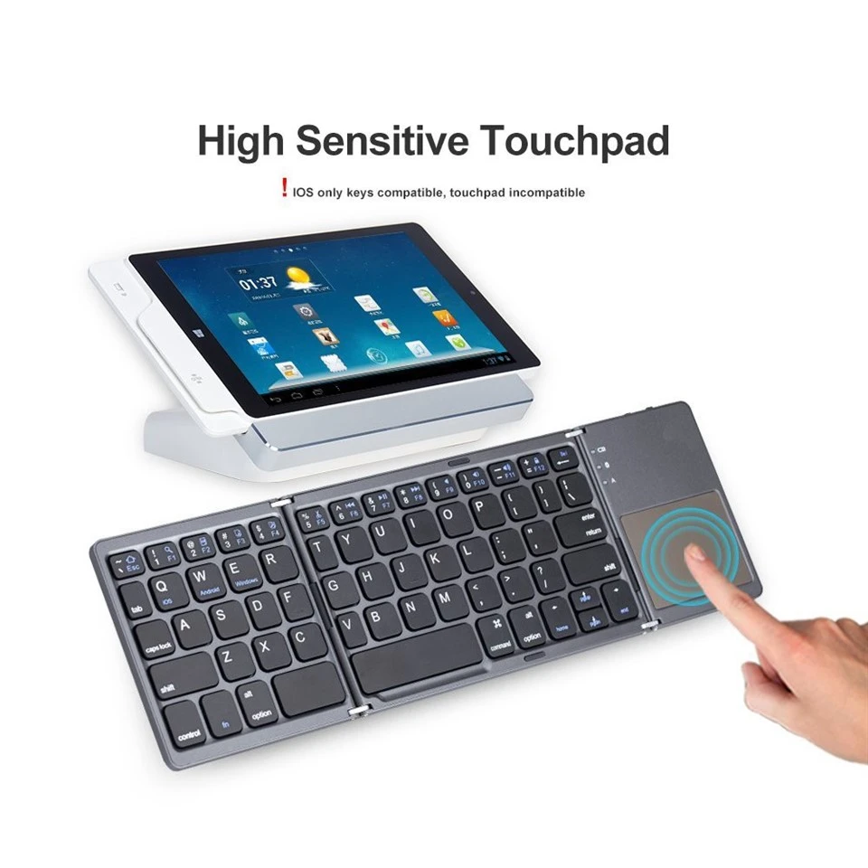 Oem logo Portable Folding Bluetooth Keyboard